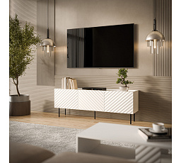 LUCCA 165 3D TV-szekrény, fehér