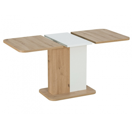 STÓŁ NEXT DĽB ARTISAN / BIAŁY MAT 110(153)X68 (D)