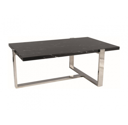 ŁAWA VELA A CZARNY MARMUR/SREBRNY 109X66 ŁAWA VELA A CZARNY MARMUR/SREBRNY 109X66