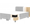 Kárpitozott ágy - boxspring CORTIKO 140x200, Modullo 04