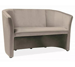 TM-2 VELVET kanapé, Sötét bézs Bluvel 40/Wenge