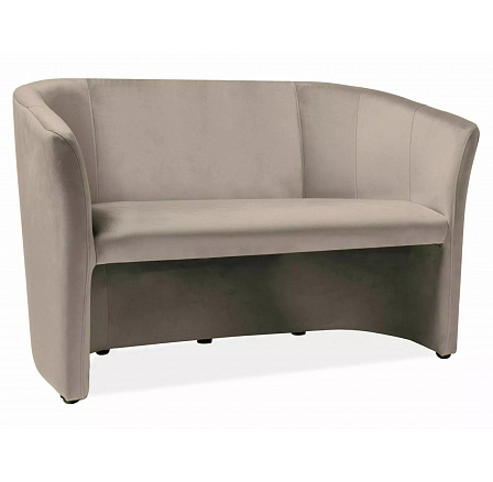 TM-2 VELVET kanapé, Sötét bézs Bluvel 40/Wenge