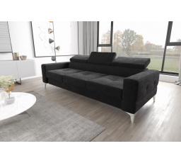 SOFA TOSCANIA III 250 CM - Odcienie czarnego