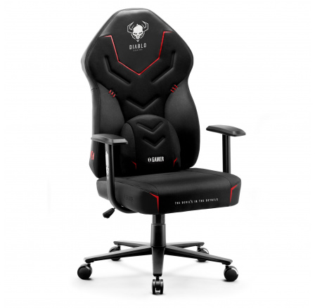 X Gamer 2 játékszék.0 Normál méret, Sötét obszidián