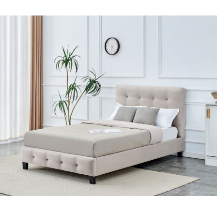 START kárpitozott ágy 120x200 JG Bézs