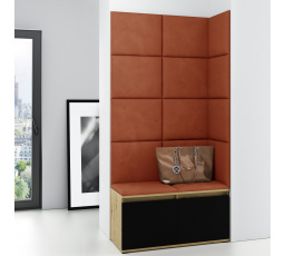 EMI 2 előszobafal, Trinity 25/Artisan + fekete