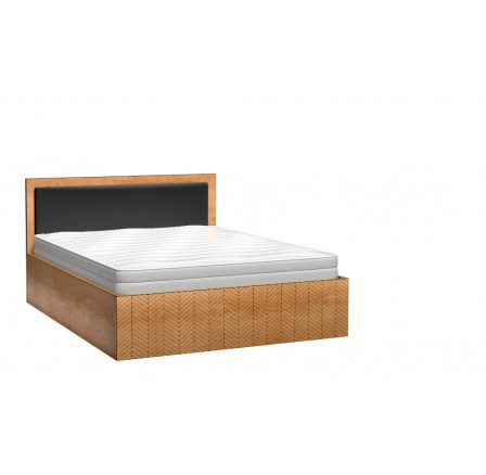 Ágy 160x200 Fonti F12 Karamell tölgy