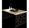 SEMARA dohányzóasztal 100x60 Fekete+Artisan