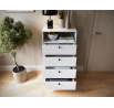 Dullum 60 Shelf White Biały 60x115 Not applicable