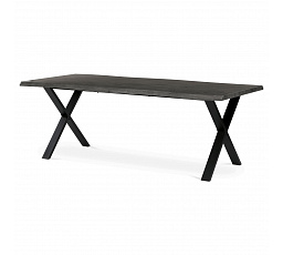 Étkezőasztal 210x100cm, MDF, szürke tölgy, HT-F4321 GREY
