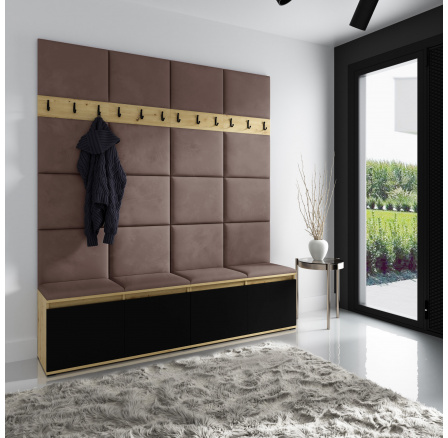 EMI 4 előszobafal, Trinity 06/Artisan+fekete