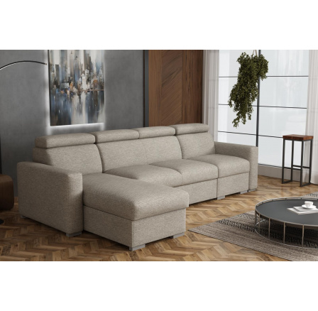 Sedací souprava Petrit I levá Aragon hnědošedá