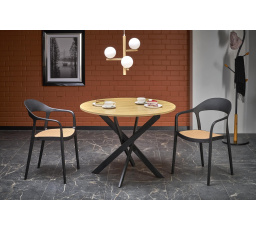 EDGAR étkezőasztal, Arany tölgy/Fekete