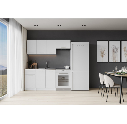 Konyhai szekrénysor CORONA 180, Fehér