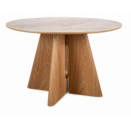 ALZANO Ceramic étkezőasztal 120 cm, Pandoro Fehér Fény / Tölgy ALZANO Ceramic étkezőasztal 120 cm, Pandoro Fehér Fény / Tölgy