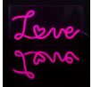 Akril LED lámpa Szerelem