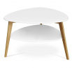 Konferenční stolek 78x78x50cm, mdf, bílá, AF-1192 WT