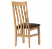 Jídelní židle, přírodní, masiv, C-2100 BR2