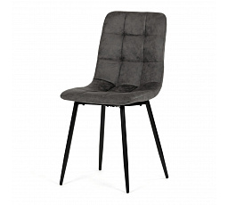 Jídelní židle, černá, látka vintage, CT-281 BK3