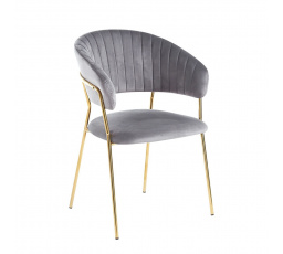 Szék velvet szürke K4-FX