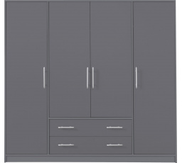 SMART SR1 ruhásszekrény tükör nélkül, Antracit