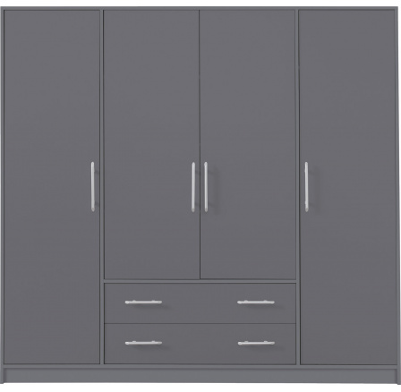 SMART SR1 ruhásszekrény tükör nélkül, Antracit