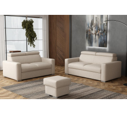 Sedací souprava Petrit 3+2+taburet Aragon béžová