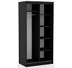 Tolóajtós szekrény Delia 100 Fekete+Artisan