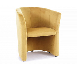 TM-1 VELVET fotel, Curry Bluvel 68/Wenge