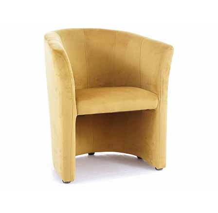 TM-1 VELVET fotel, Curry Bluvel 68/Wenge