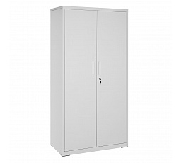 Komód 80x40x180cm, fém, fehér, AUS-E1115 GREY