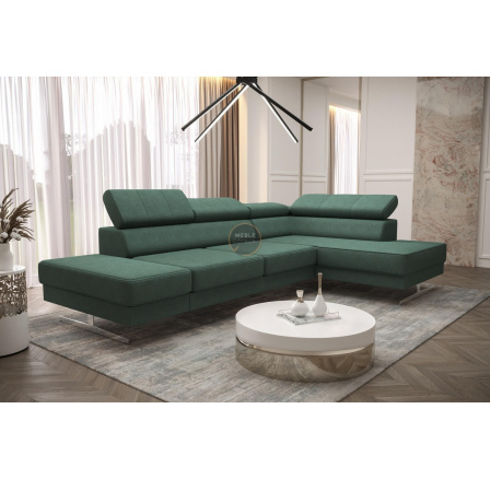 NAROŻNIK EMPORIO MINI 300x180 - prawa , Odcienie zieleni NAROŻNIK EMPORIO MINI 300x180 - prawa , Odcienie zieleni