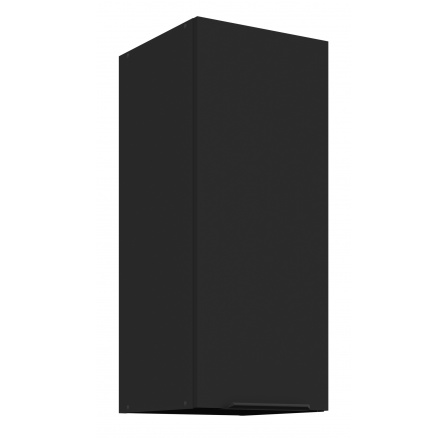 Horní skřínka SIENA - 30 G-72 1F, Černá mat/Černá mat