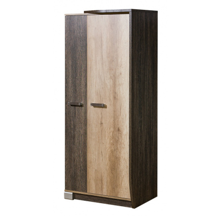 ROMERO R1 ruhásszekrény - Jobb, canyon tölgy/Arusha