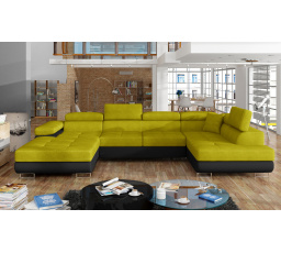 Sedací souprava ve tvaru U RODRIGO, pravá Omega 68/Soft 11