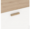 Komoda Iker 716, jackson hickory/bílá