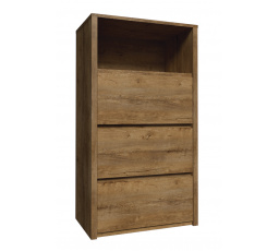 MONTANA KS3 komód, Lefkas tölgy