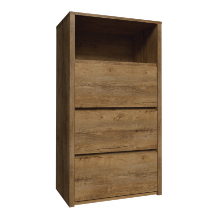 MONTANA KS3 komód, Lefkas tölgy