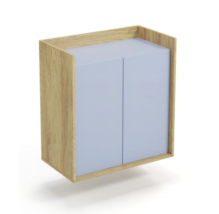 MOBIUS 2D SZEKRÉNY, természetes/kék