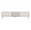 AMILIO RTV 220 1K1SZ - cashmere / dąb olejowany / uchwyty cashmere / nogi cashmere