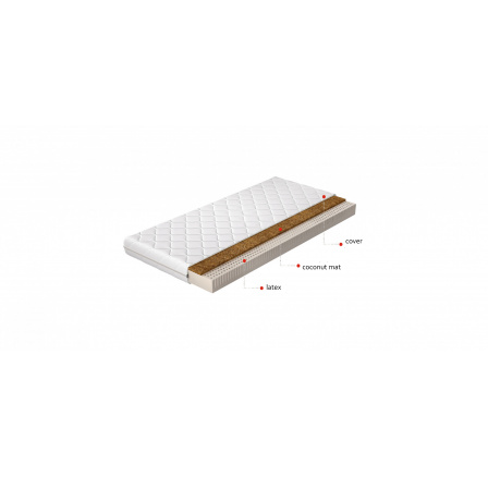 Materac Lateksowy Marionel 120x200 Hipoalergiczny pokrowiec Microfibre