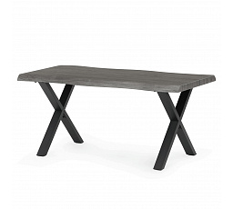 Dohányzóasztal 60x120cm, mdf, szürke, CT-F4312 GREY