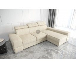 NAROŻNIK ROYAL 295×185 - prawa , Odcienie beżu