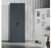 Fém szekrény JAN Compact 1750 x 800 x 400 mm, antracit