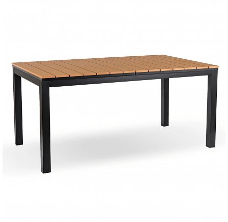 Stół Ogrodowy ARGOS 140-180 cm Dąb/Czarny