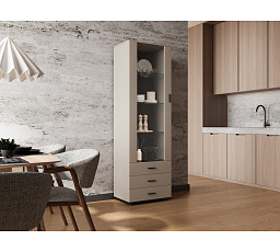 SOHO S1 vitrin, kasmír / fekete