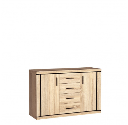 DALLAS D5 komódia Sonoma tölgy
