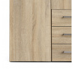 Šatní skříň SID 4d3s (70410), Dub sonoma