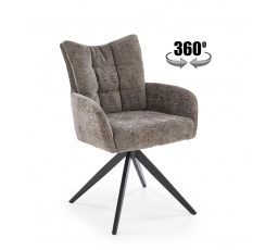 Forgó étkezőszék K540, Szürke/Fekete