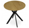 Kulatý jídelní stůl 80x80cm, mdf, divoký dub, HT-F4108 OAK